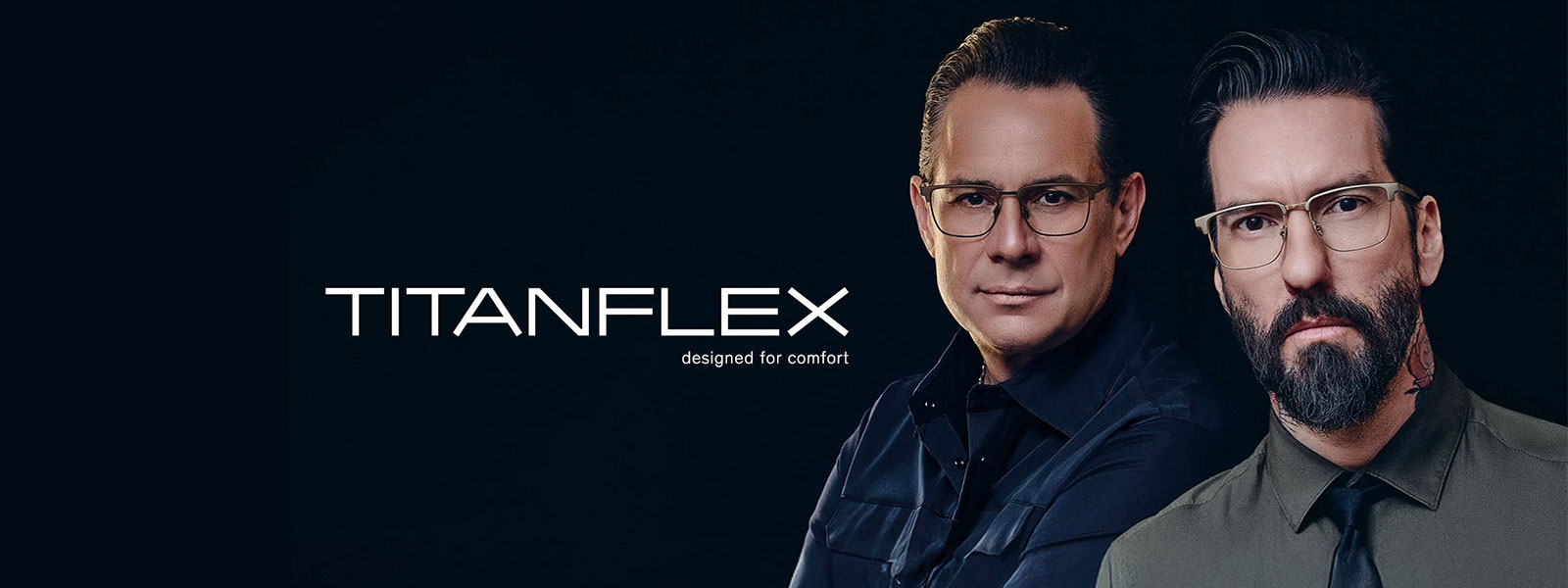 Titanflex: Zwei Männer, die jeweils eine Brille tragen